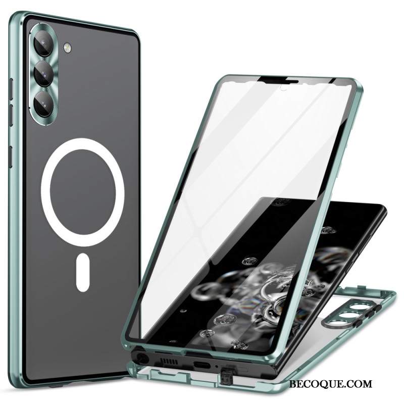 Etui Samsung Galaxy S24 5g Z Metalową Ramą Etui Ochronne