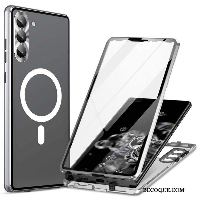 Etui Samsung Galaxy S24 5g Z Metalową Ramą Etui Ochronne
