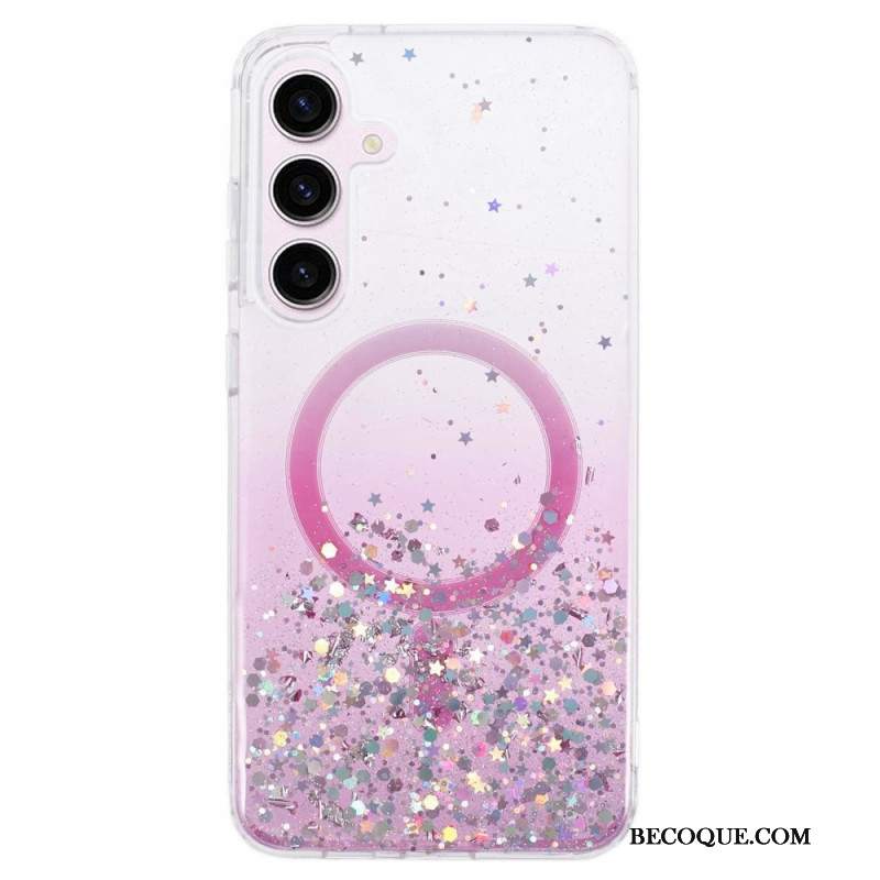 Etui Samsung Galaxy S24 Plus 5g Brokat Zgodny Z Magsafe Etui Ochronne
