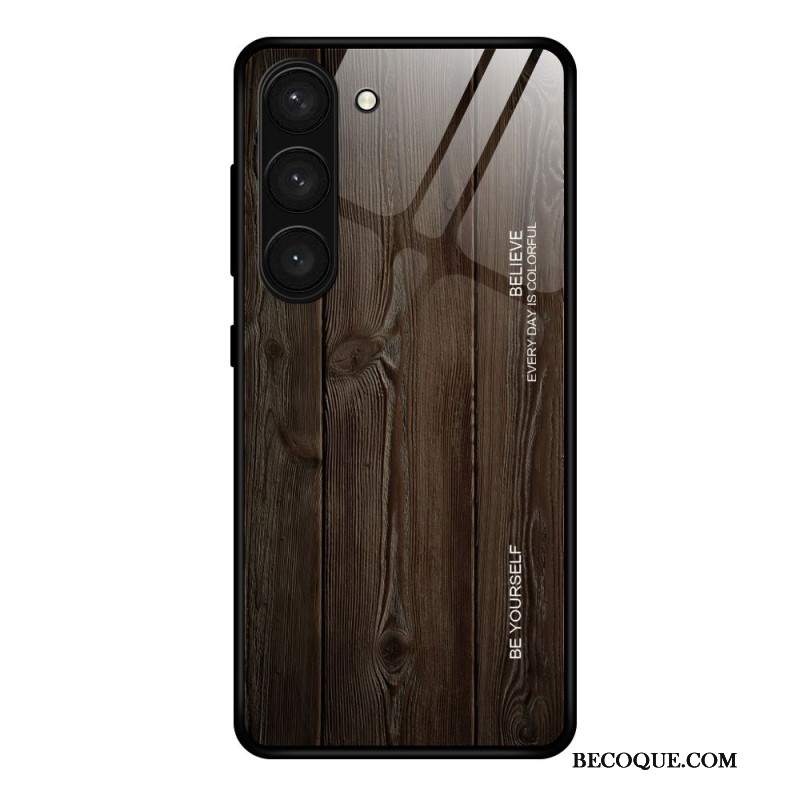Etui Samsung Galaxy S24 Plus 5g Drewno Ze Szkła Hartowanego Etui Ochronne