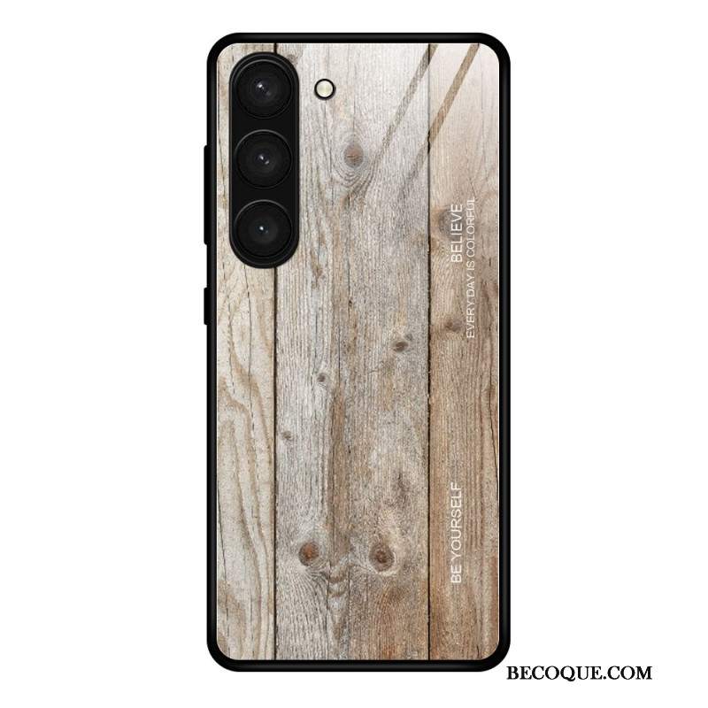 Etui Samsung Galaxy S24 Plus 5g Drewno Ze Szkła Hartowanego Etui Ochronne