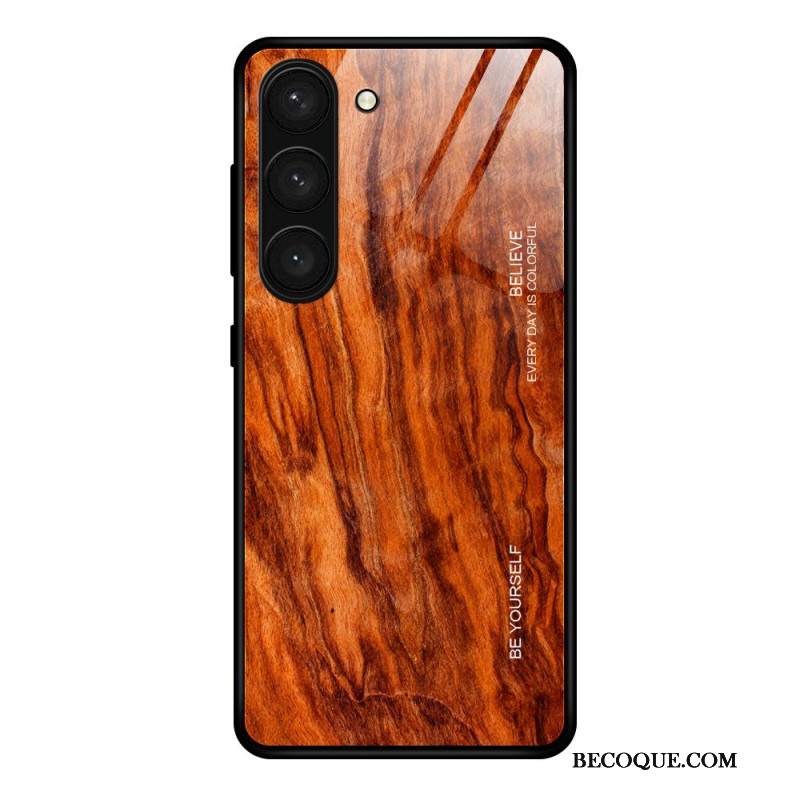 Etui Samsung Galaxy S24 Plus 5g Drewno Ze Szkła Hartowanego Etui Ochronne