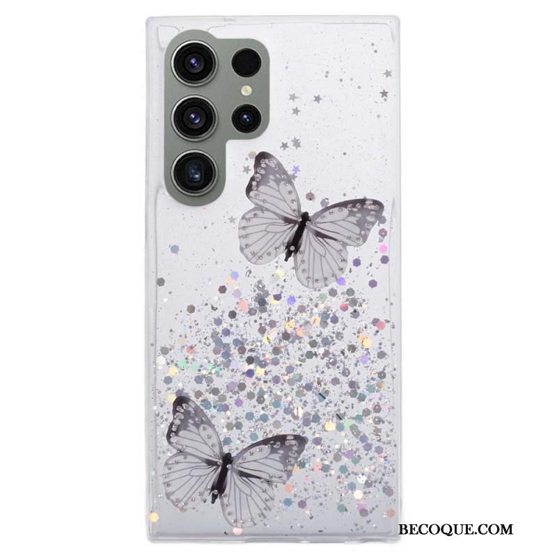 Etui Samsung Galaxy S24 Ultra 5g Brokat Z Motylami