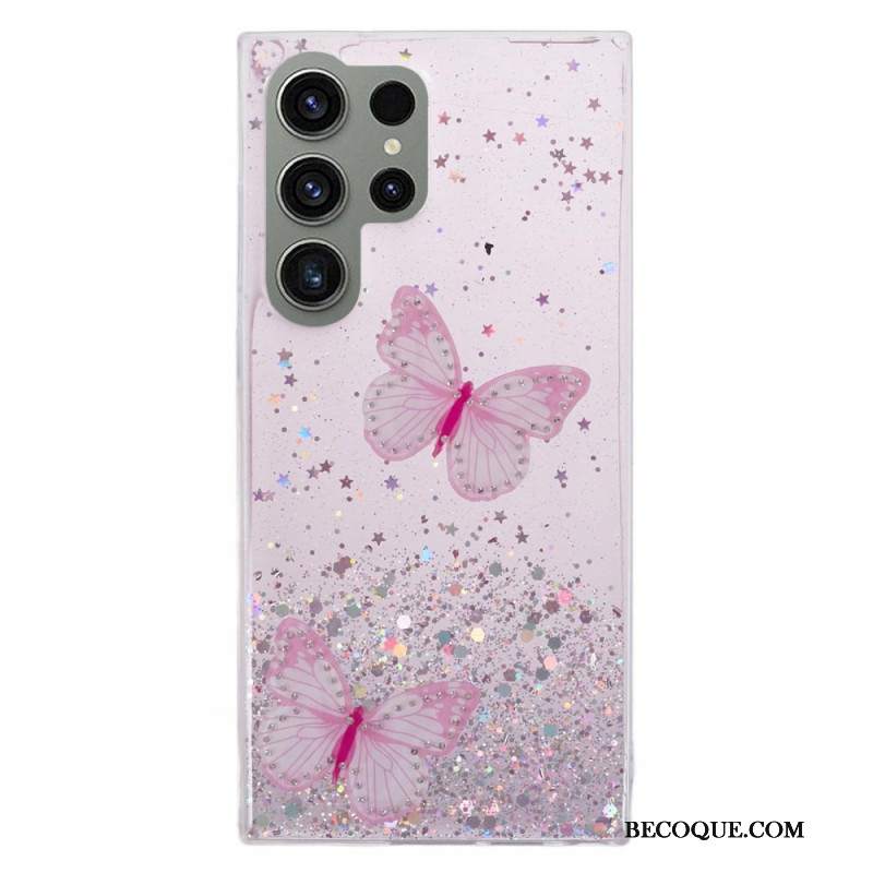 Etui Samsung Galaxy S24 Ultra 5g Brokat Z Motylami