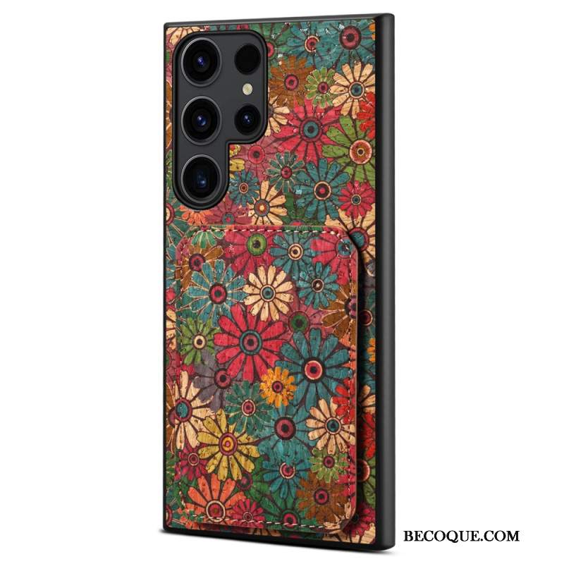 Etui Samsung Galaxy S24 Ultra 5g Z Etui Na Karty W Kwiaty