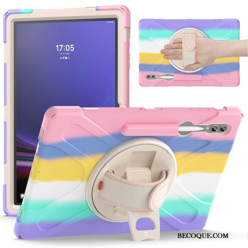 Etui Samsung Galaxy Tab S9 Ultra Potrójny Pasek Ochronny I Wsparcie