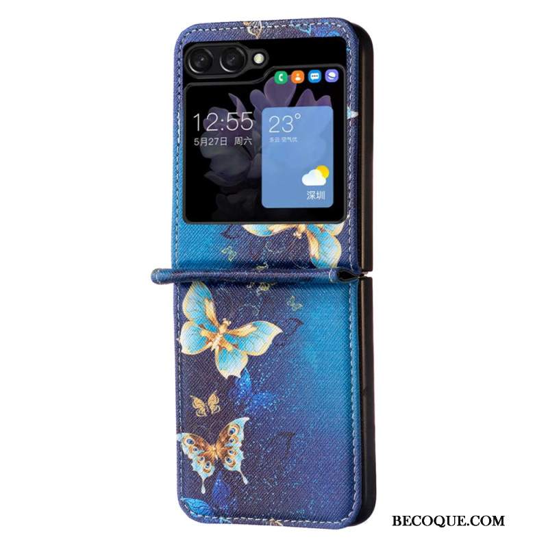 Etui Samsung Galaxy Z Flip 5 Motyle Etui Ochronne