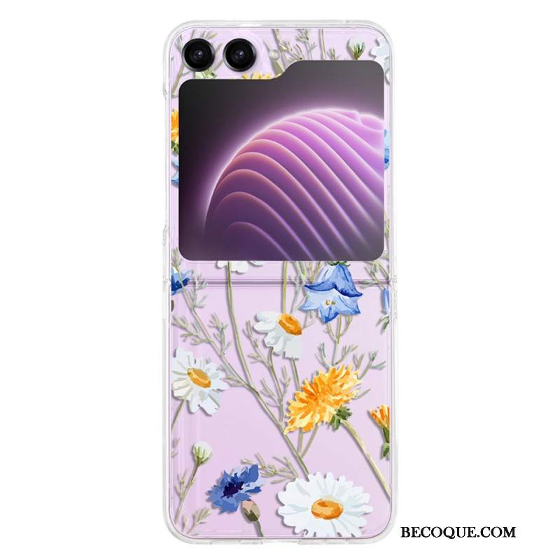 Etui Samsung Galaxy Z Flip 5 Przezroczyste Fleuretki