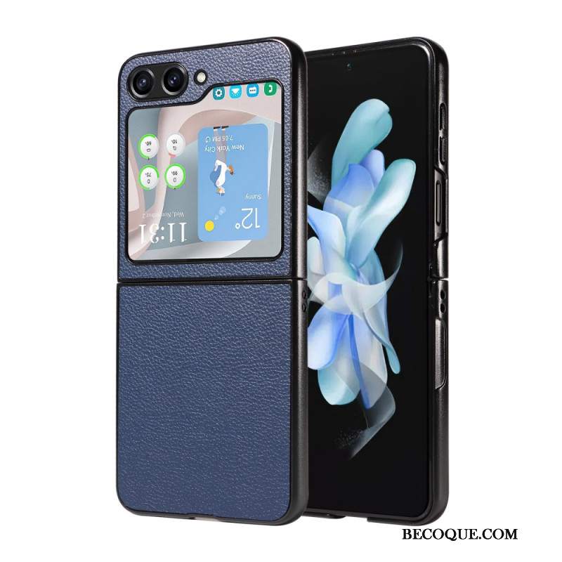 Etui Samsung Galaxy Z Flip 6 Dyskretny Styl Skórzany Etui Ochronne