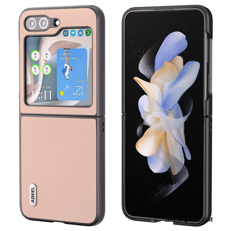 Etui Samsung Galaxy Z Flip 6 Efekt Skóry Abeel Etui Ochronne