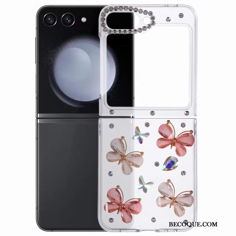 Etui Samsung Galaxy Z Flip 6 Ozdoba Ze Strasu