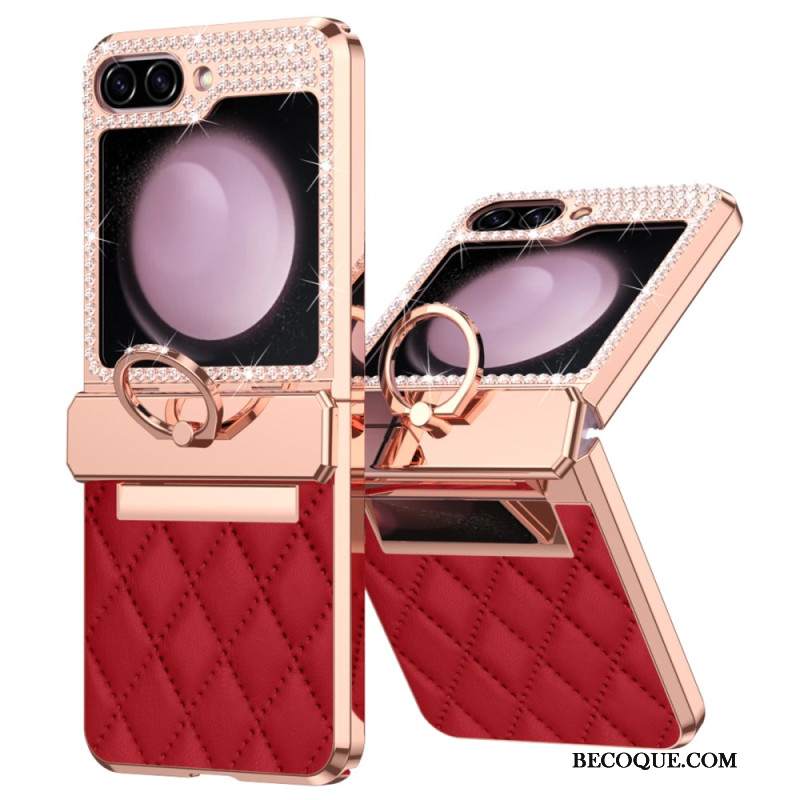 Etui Samsung Galaxy Z Flip 6 Ozdoba Ze Strasu Etui Ochronne