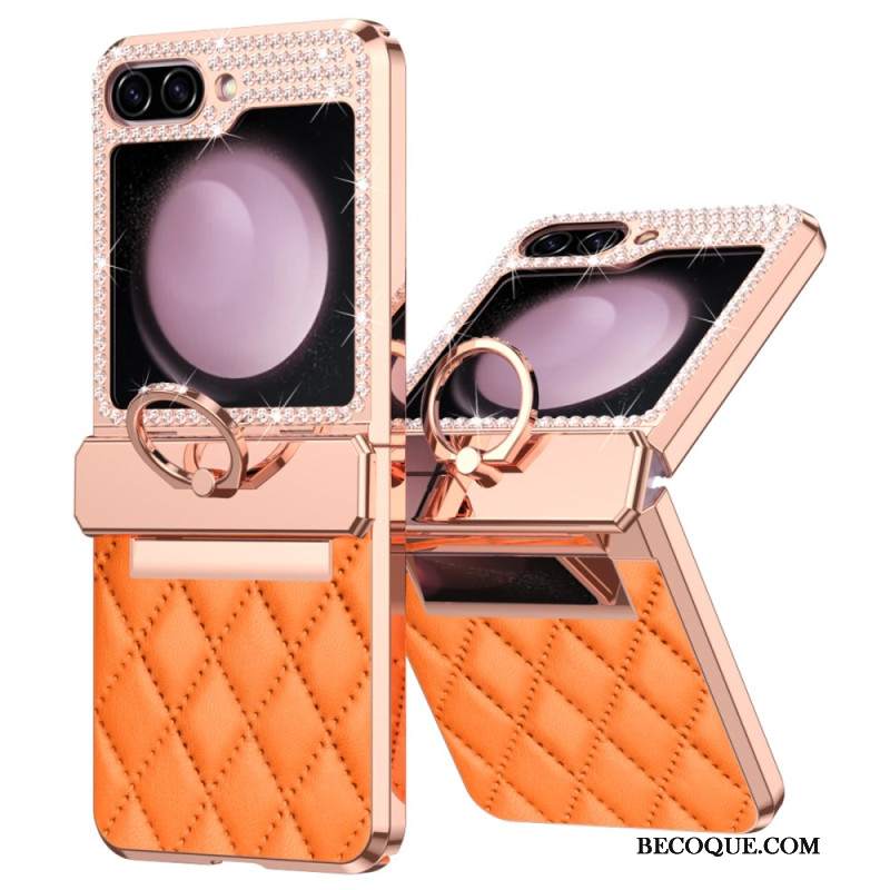 Etui Samsung Galaxy Z Flip 6 Ozdoba Ze Strasu Etui Ochronne