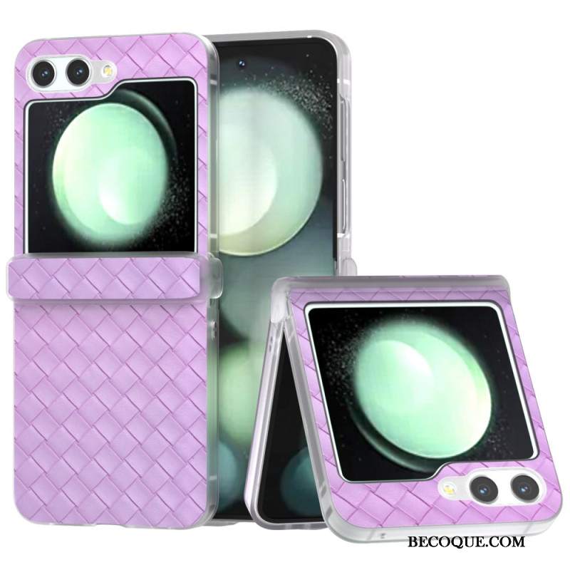Etui Samsung Galaxy Z Flip 6 Tkana Tekstura
