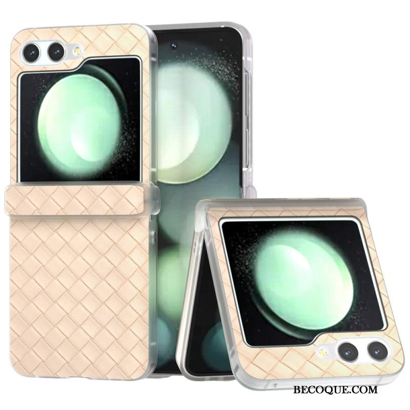 Etui Samsung Galaxy Z Flip 6 Tkana Tekstura