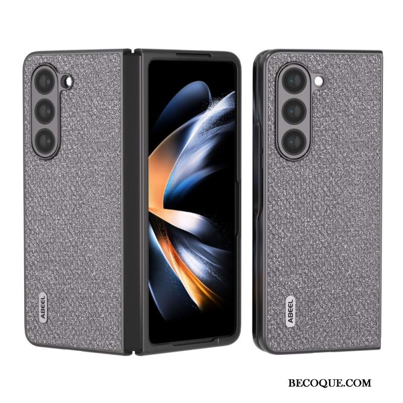 Etui Samsung Galaxy Z Fold 5 Sztuczna Skóra Abeel Etui Ochronne