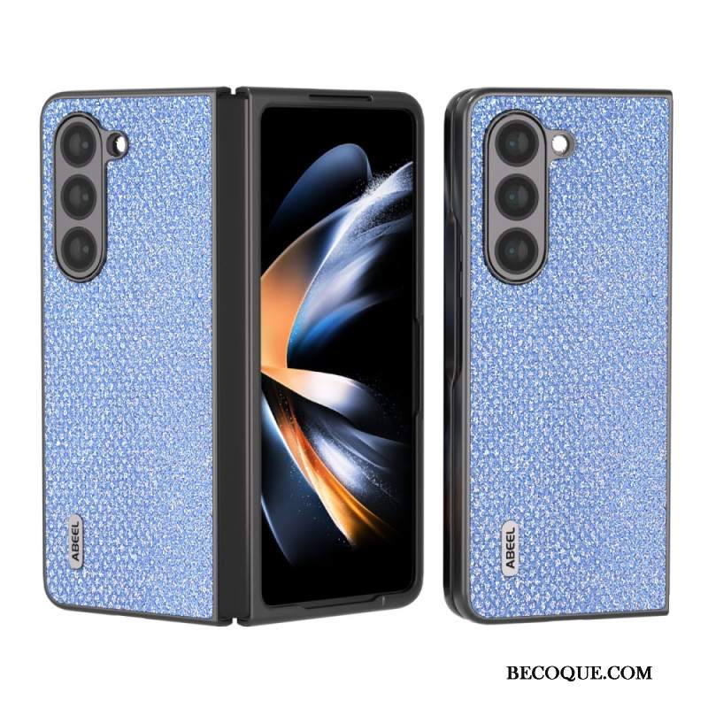 Etui Samsung Galaxy Z Fold 5 Sztuczna Skóra Abeel Etui Ochronne