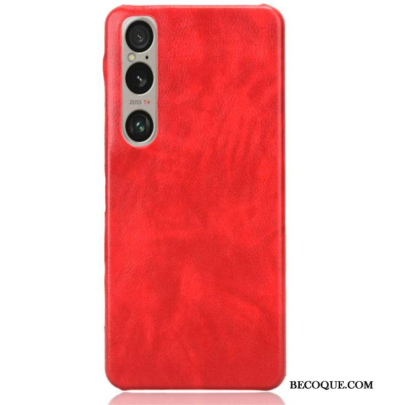 Etui Sony Xperia 1 Vi Efekt Skóry Liczi Etui Ochronne