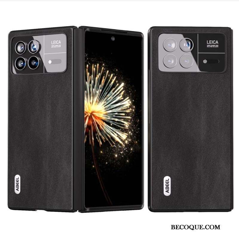 Etui Xiaomi Mix Fold 3 Efekt Skóry Abeel