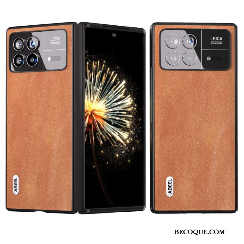 Etui Xiaomi Mix Fold 3 Efekt Skóry Abeel