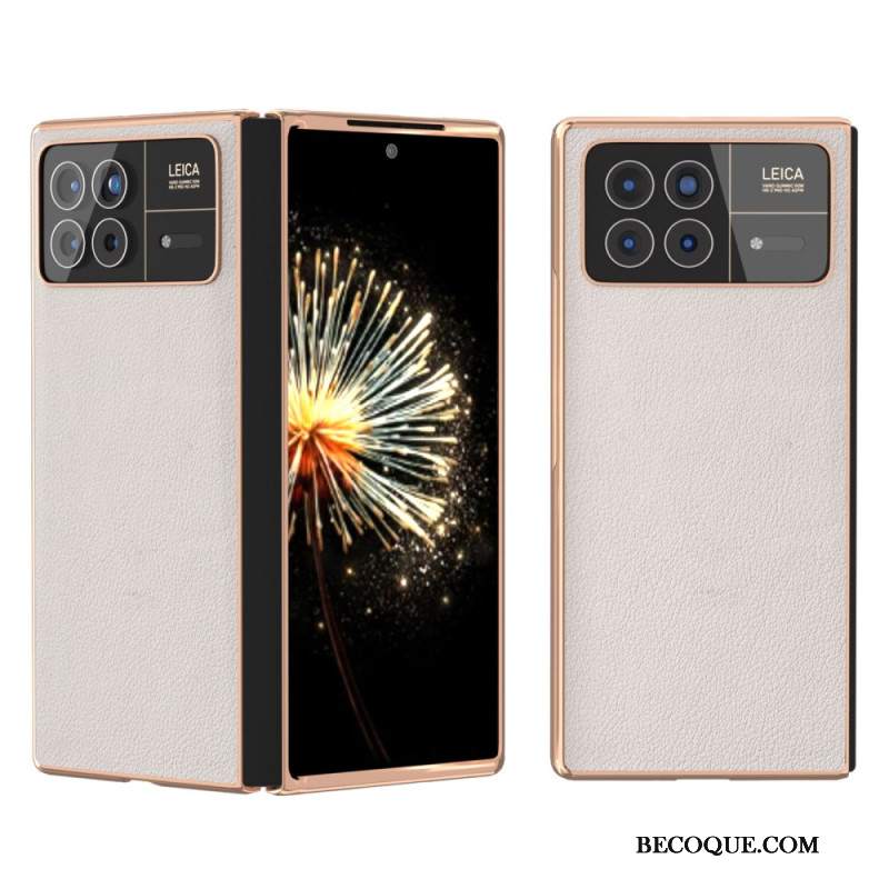 Etui Xiaomi Mix Fold 3 Imitacja Skóry Etui Ochronne