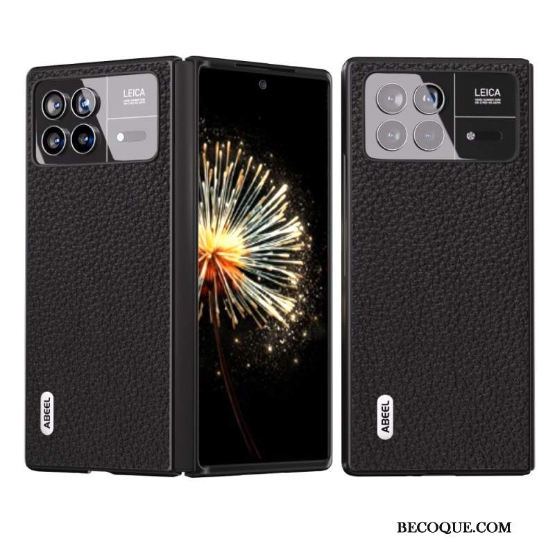 Etui Xiaomi Mix Fold 3 Tekstura Liczi Abeel