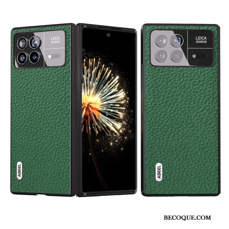 Etui Xiaomi Mix Fold 3 Tekstura Liczi Abeel