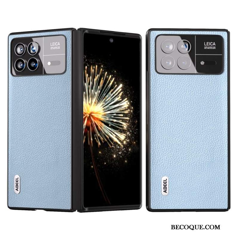 Etui Xiaomi Mix Fold 3 Tekstura Liczi Abeel