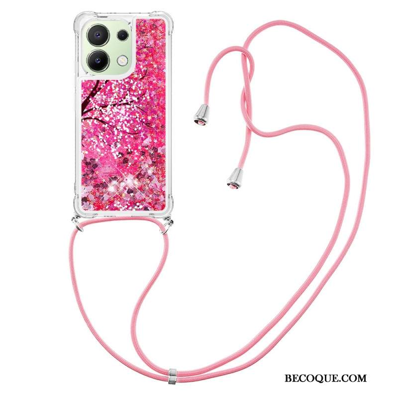 Etui Xiaomi Redmi Note 13 4g Cekinowy Wzór Ze Sznurkiem