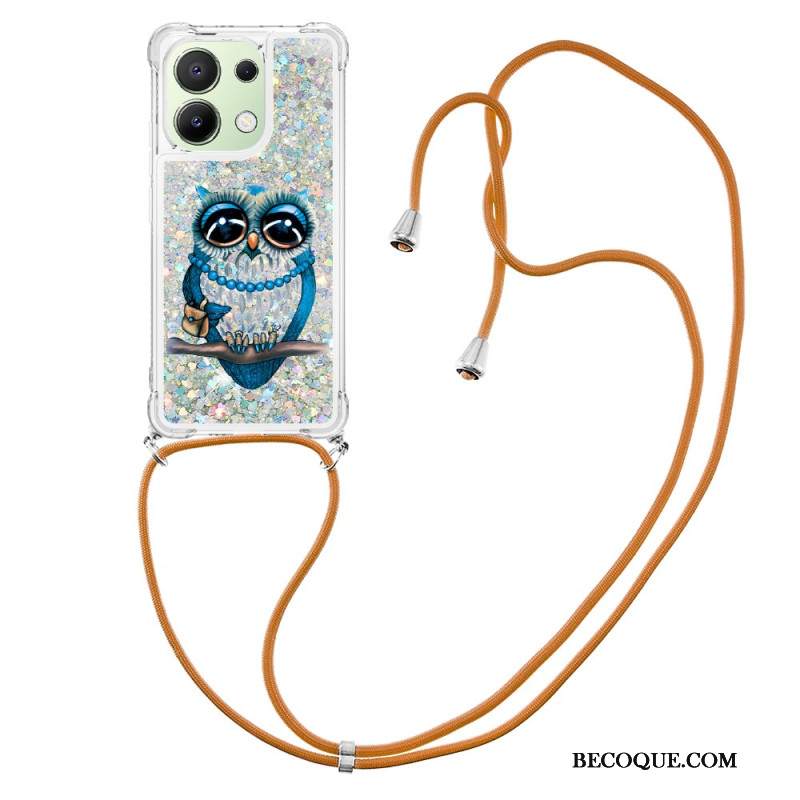 Etui Xiaomi Redmi Note 13 4g Cekinowy Wzór Ze Sznurkiem