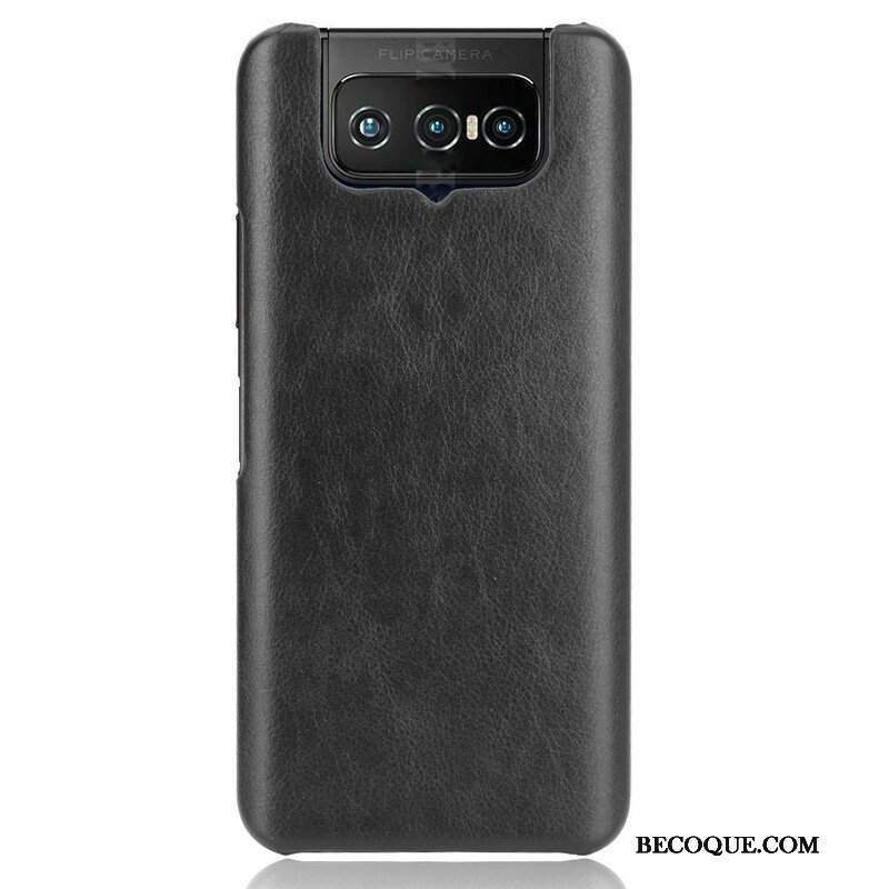 Etui do Asus Zenfone 7 / 7 Pro Efekt Skóry Liczi