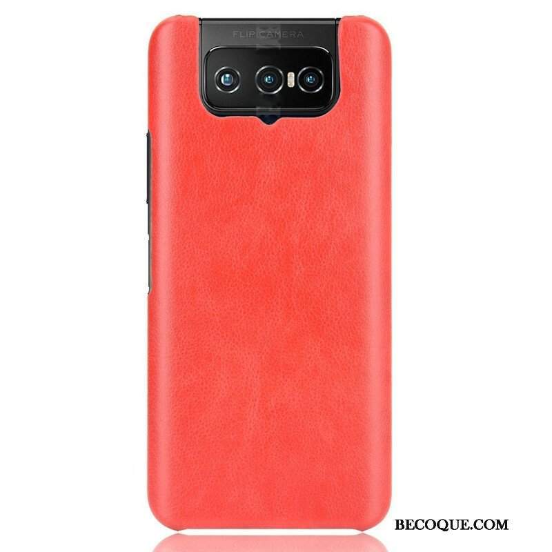 Etui do Asus Zenfone 7 / 7 Pro Efekt Skóry Liczi