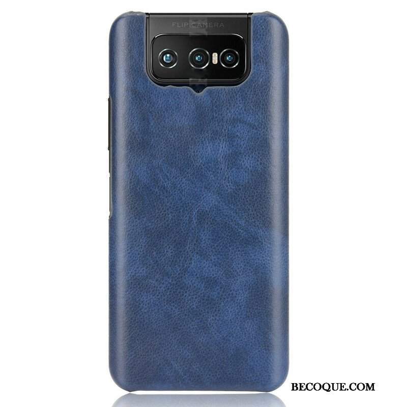 Etui do Asus Zenfone 7 / 7 Pro Efekt Skóry Liczi