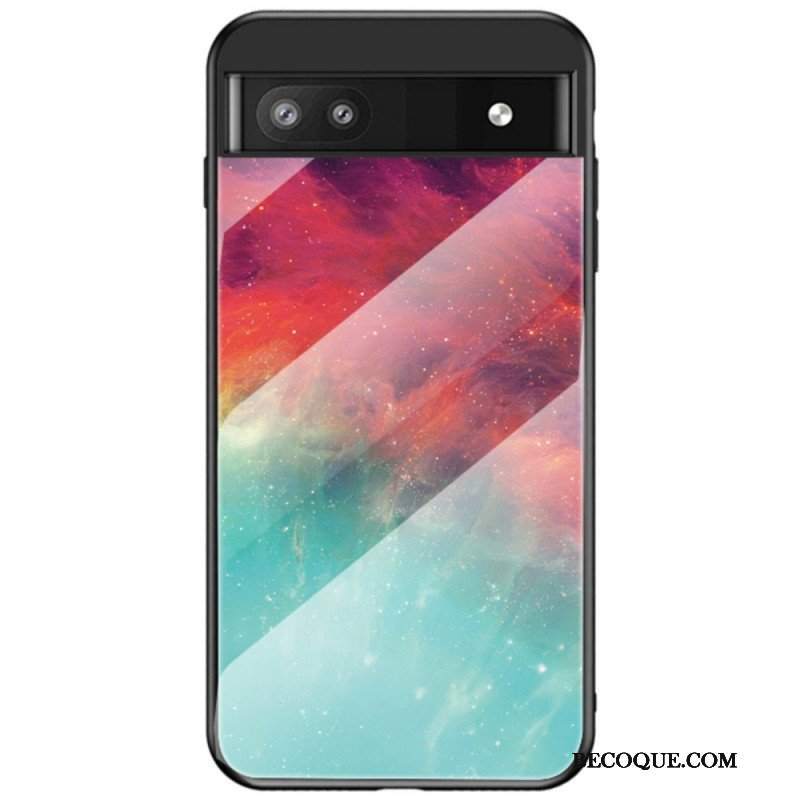 Etui do Google Pixel 6A Wzór Ze Szkła Hartowanego