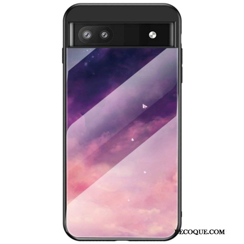 Etui do Google Pixel 6A Wzór Ze Szkła Hartowanego