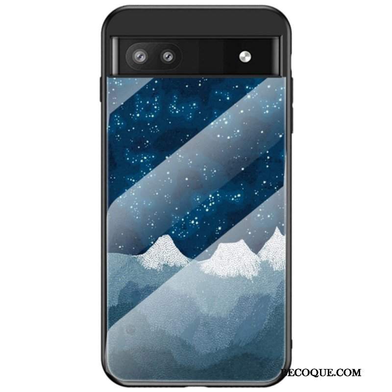 Etui do Google Pixel 6A Wzór Ze Szkła Hartowanego