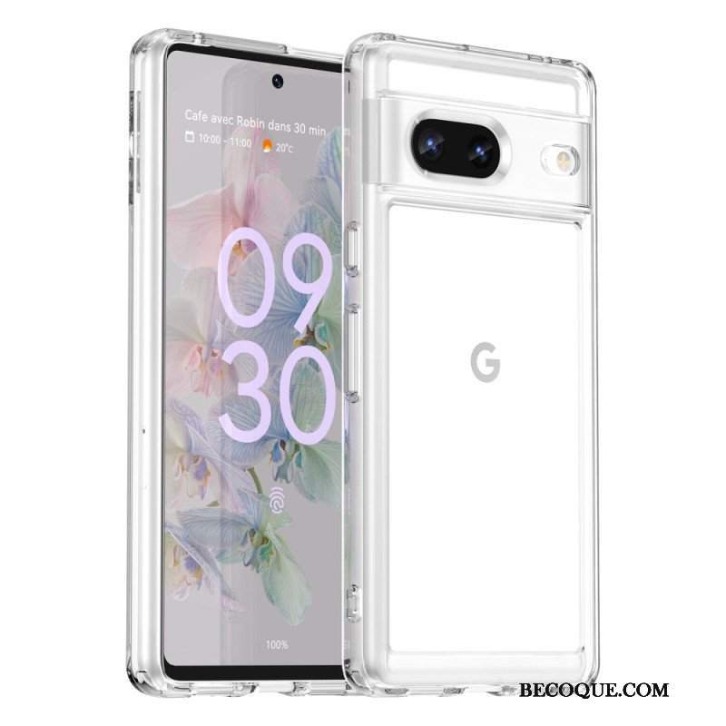 Etui do Google Pixel 7 Przezroczysta Hybryda