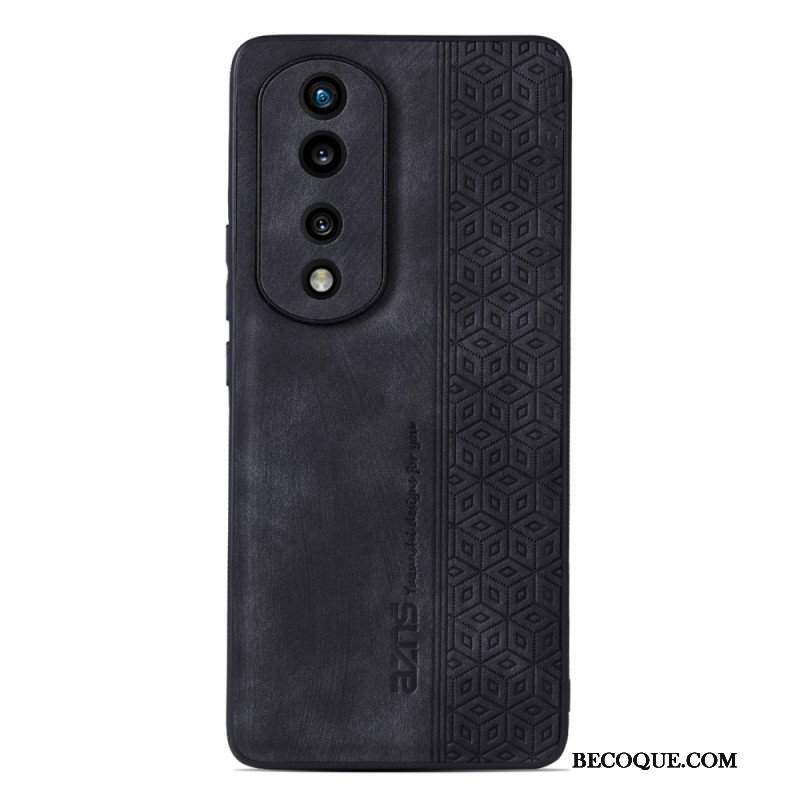 Etui do Honor 70 Efekt Skóry Azns