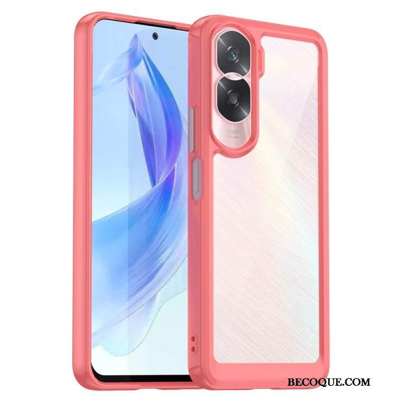 Etui do Honor 90 Lite Hybrydowy Przezroczysty