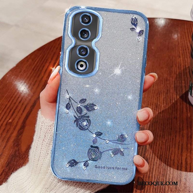 Etui do Honor 90 Pro Brokat W Kolorze Gradientowym