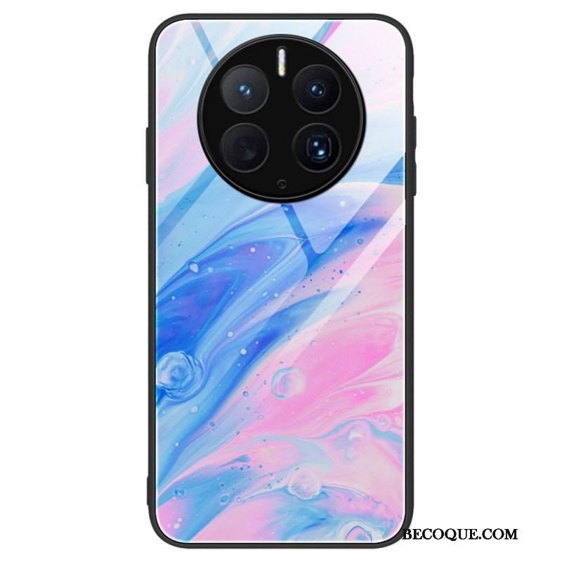 Etui do Huawei Mate 50 Pro Stylowe Szkło Hartowane Z Marmuru