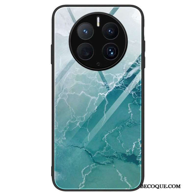 Etui do Huawei Mate 50 Pro Stylowe Szkło Hartowane Z Marmuru