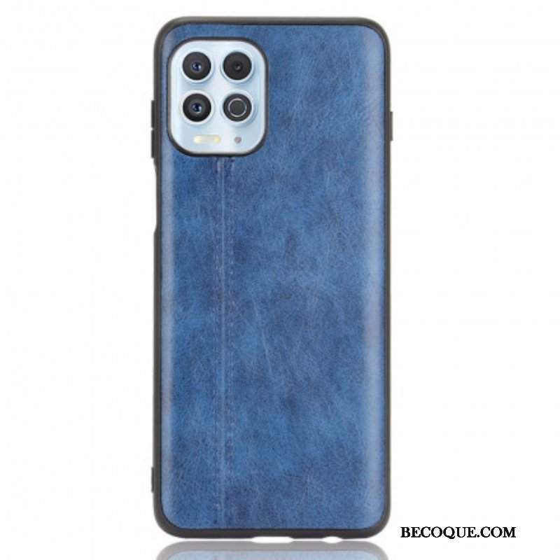 Etui do Moto G100 Skórzany Efekt Couture