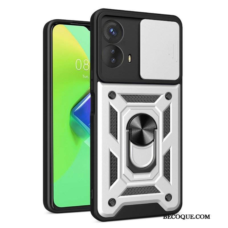 Etui do Moto G73 5G Pierścień-wspornik I Osłona Obiektywu