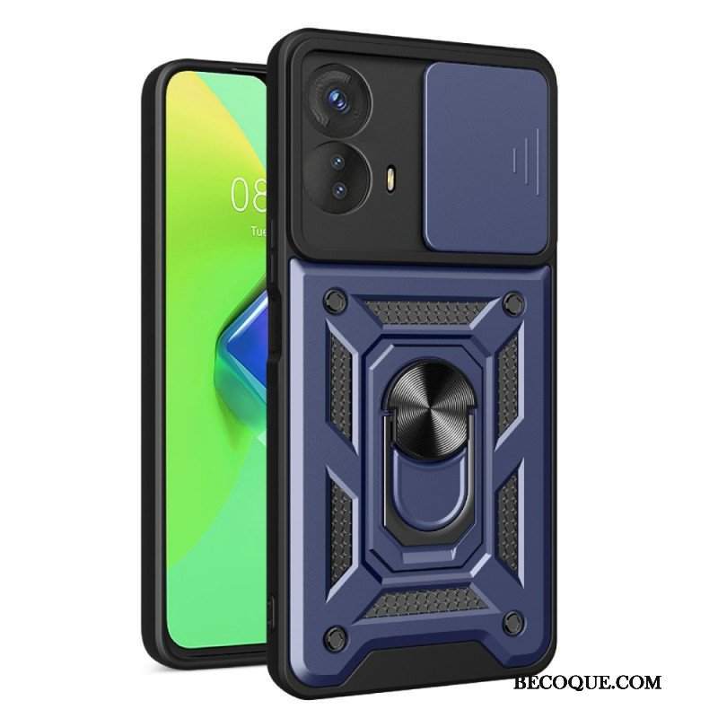 Etui do Moto G73 5G Pierścień-wspornik I Osłona Obiektywu