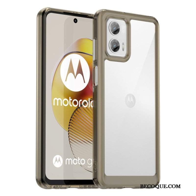 Etui do Moto G73 5G Przezroczysta Hybryda