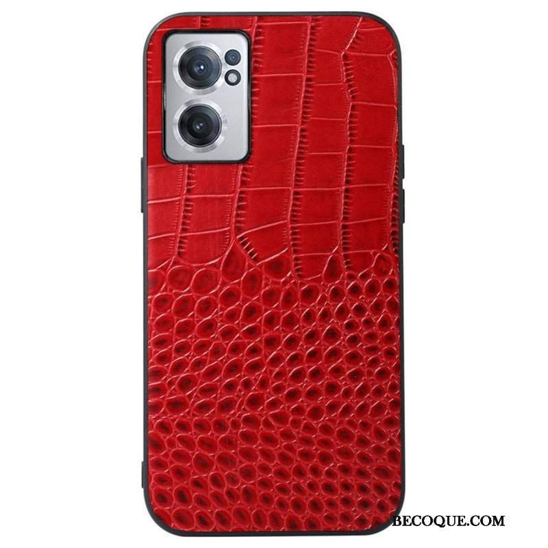 Etui do OnePlus Nord CE 2 5G Krokodyl Tekstura