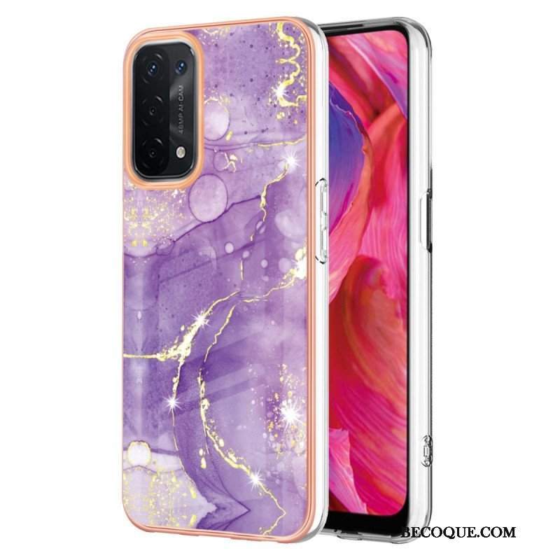 Etui do Oppo A54 5G / A74 5G Marmurowy Projekt