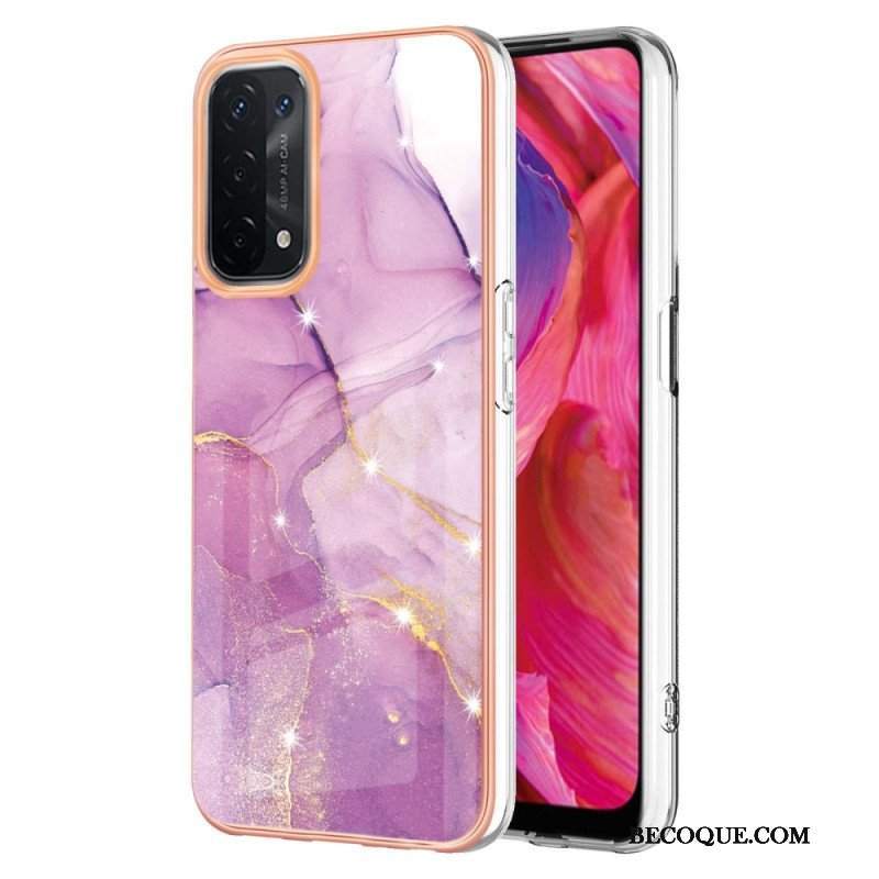 Etui do Oppo A54 5G / A74 5G Marmurowy Projekt