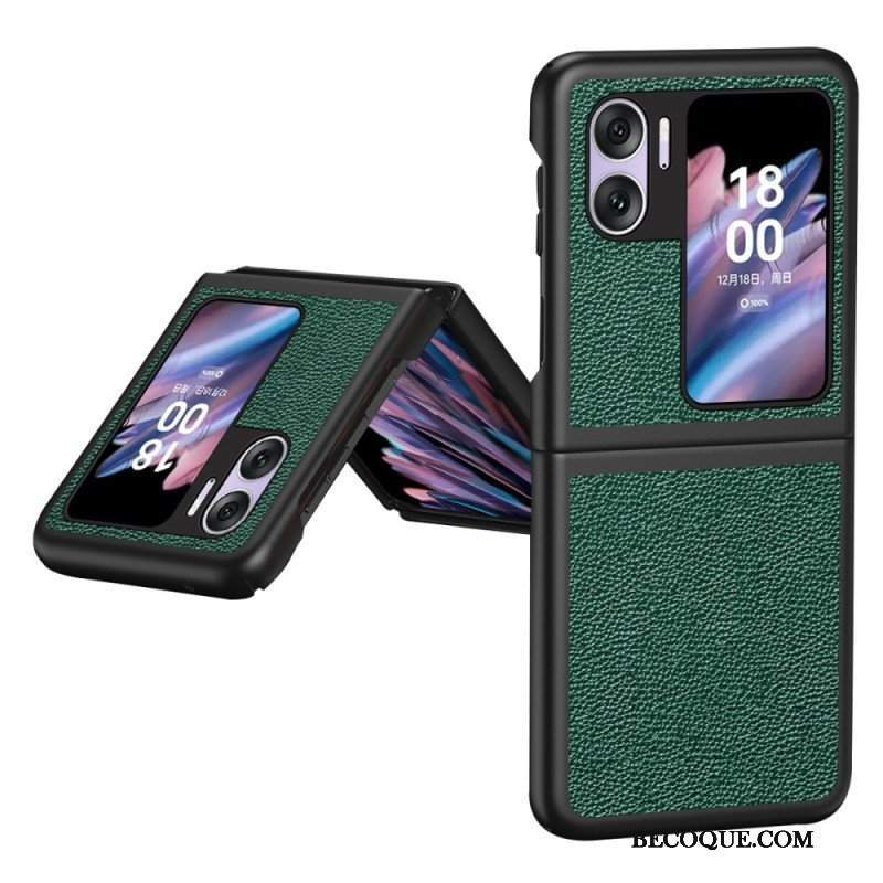 Etui do Oppo Find N2 Flip Etui Folio Sztuczna Skóra Liczi